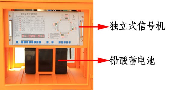 太陽能信號燈內部示意圖