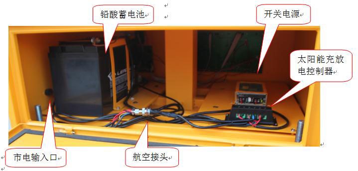 太陽能信號燈功能示意圖